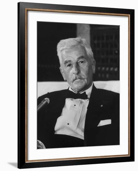 American Author William Faulkner-Carl Mydans-Framed Premium Photographic Print