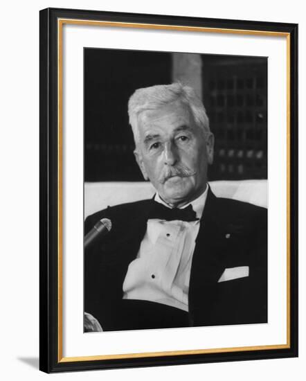 American Author William Faulkner-Carl Mydans-Framed Premium Photographic Print