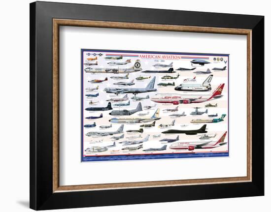 American Aviation: Modern Era, 1946-2010-null-Framed Art Print