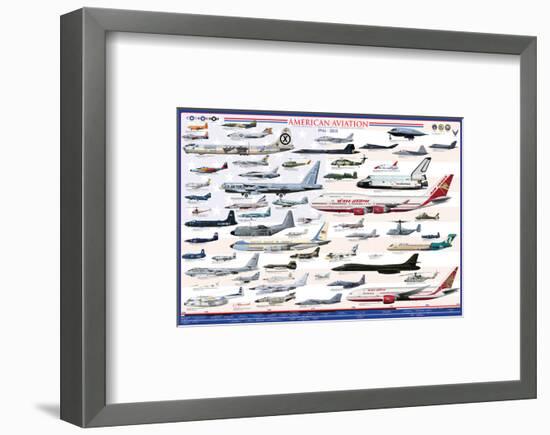 American Aviation: Modern Era, 1946-2010-null-Framed Art Print