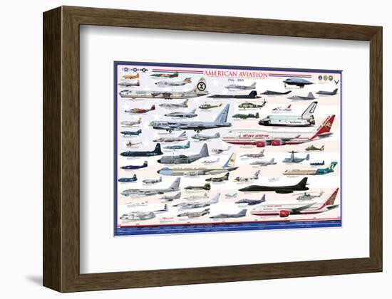 American Aviation: Modern Era, 1946-2010-null-Framed Art Print