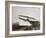 American aviator Glenn Curtiss making the first heavier-than-air flight in his 'June Bug', 1908-Edwin Levick-Framed Photographic Print