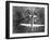 American B-29 Super Fortress Bomber over Nakajima Aircraft Co.-null-Framed Photo