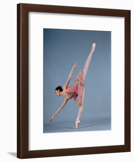 American Ballet Theater Ballerina Paloma Herrera in Graceful Move Ballet "Themes and Variations"-Ted Thai-Framed Premium Photographic Print