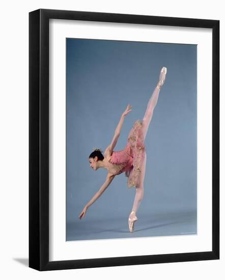 American Ballet Theater Ballerina Paloma Herrera in Graceful Move Ballet "Themes and Variations"-Ted Thai-Framed Premium Photographic Print