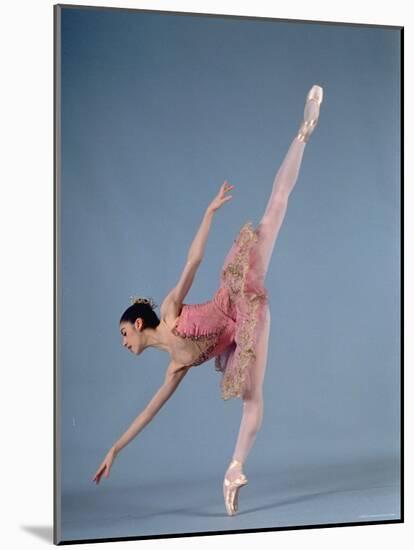 American Ballet Theater Ballerina Paloma Herrera in Graceful Move Ballet "Themes and Variations"-Ted Thai-Mounted Premium Photographic Print