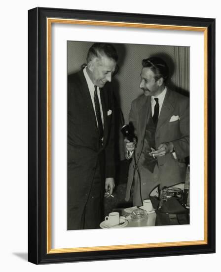 American Bandleader Stan Kenton Giving an Interview, C1950S-Denis Williams-Framed Photographic Print