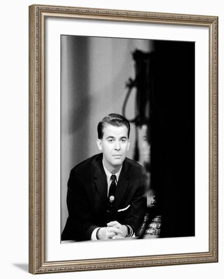"American Bandstand" Host Dick Clark-null-Framed Premium Photographic Print