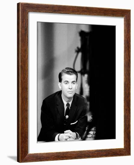 "American Bandstand" Host Dick Clark-null-Framed Premium Photographic Print