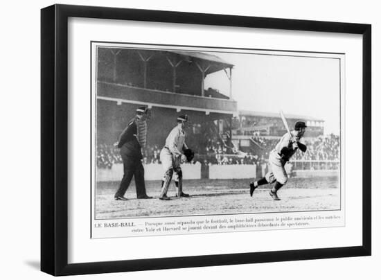 American Baseball in 1910-null-Framed Giclee Print