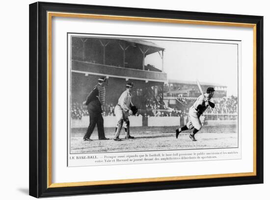 American Baseball in 1910-null-Framed Giclee Print