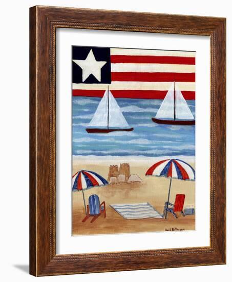 American Beach-Cheryl Bartley-Framed Giclee Print