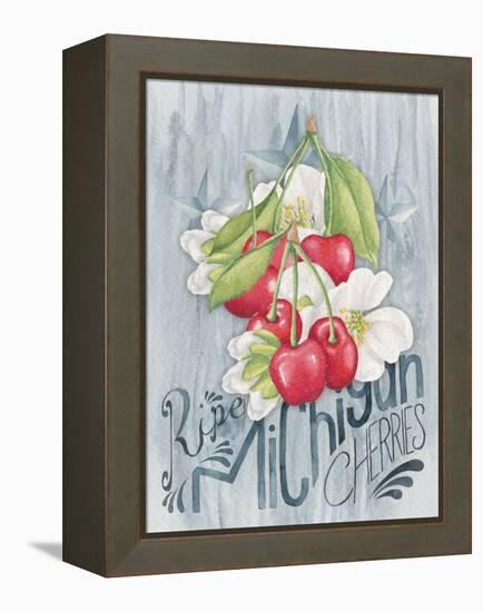 American Berries III-Elyse DeNeige-Framed Stretched Canvas