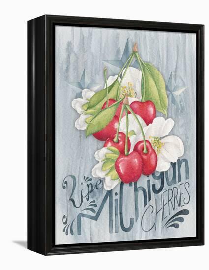American Berries III-Elyse DeNeige-Framed Stretched Canvas