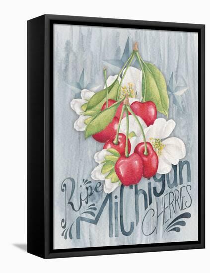 American Berries III-Elyse DeNeige-Framed Stretched Canvas
