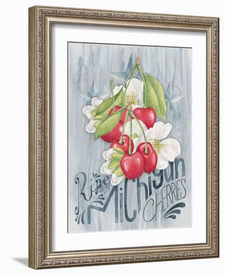 American Berries III-Elyse DeNeige-Framed Art Print