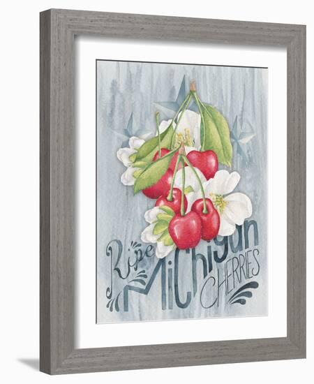 American Berries III-Elyse DeNeige-Framed Art Print