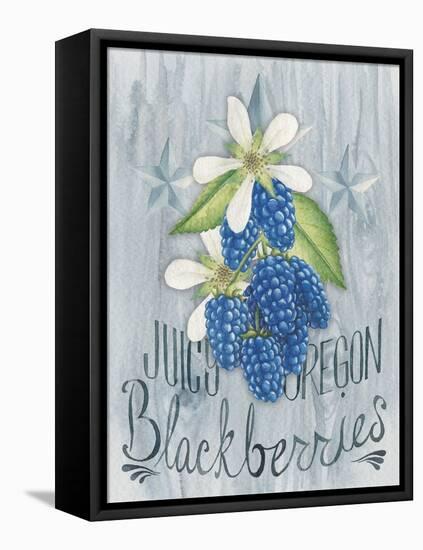 American Berries IV-Elyse DeNeige-Framed Stretched Canvas