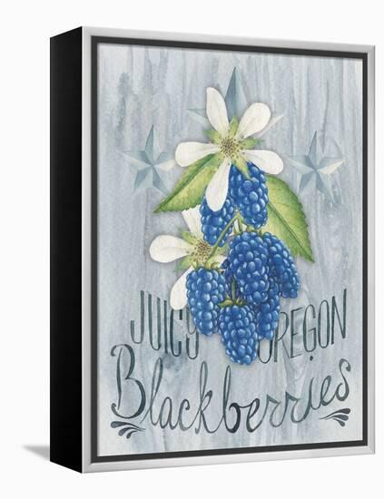 American Berries IV-Elyse DeNeige-Framed Stretched Canvas