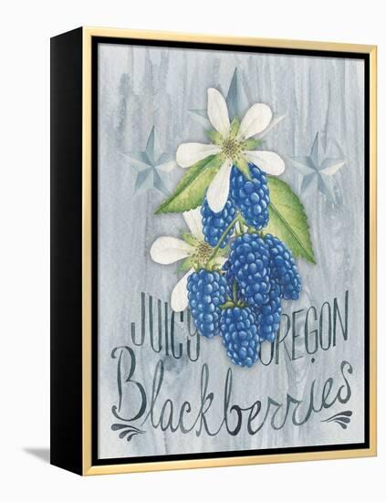 American Berries IV-Elyse DeNeige-Framed Stretched Canvas