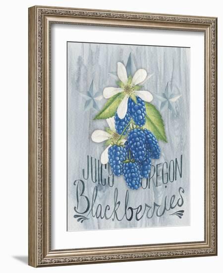 American Berries IV-Elyse DeNeige-Framed Art Print