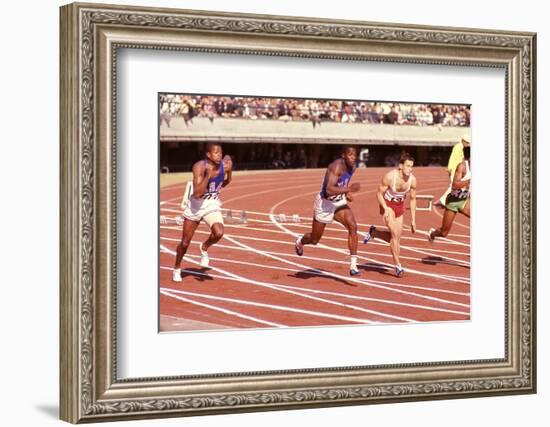 American Bob Hayes (Center) at Tokyo 1964 Summer Olympics, Japan-Art Rickerby-Framed Photographic Print