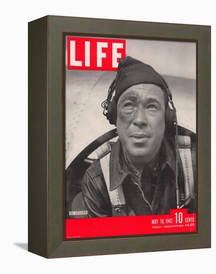 American Bombadier Cadet Exits his Training Plane After Target Practice, May 18, 1942-William C. Shrout-Framed Premier Image Canvas