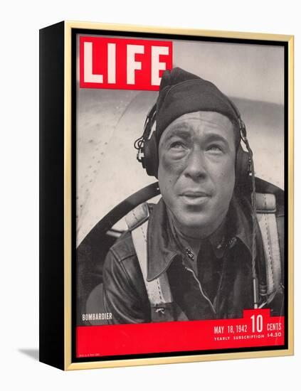 American Bombadier Cadet Exits his Training Plane After Target Practice, May 18, 1942-William C. Shrout-Framed Premier Image Canvas