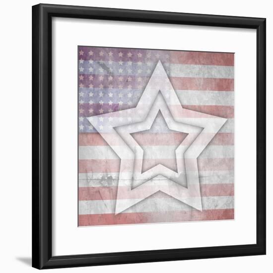 American Born Free Sign Collection V10-LightBoxJournal-Framed Giclee Print