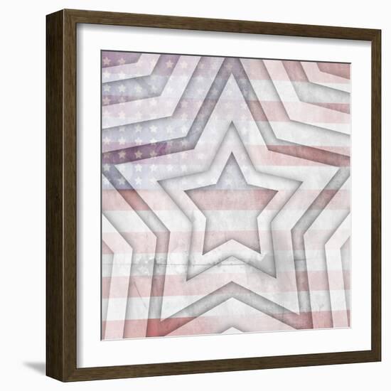 American Born Free Sign Collection V11-LightBoxJournal-Framed Giclee Print