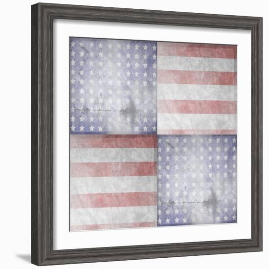 American Born Free Sign Collection V12-LightBoxJournal-Framed Giclee Print