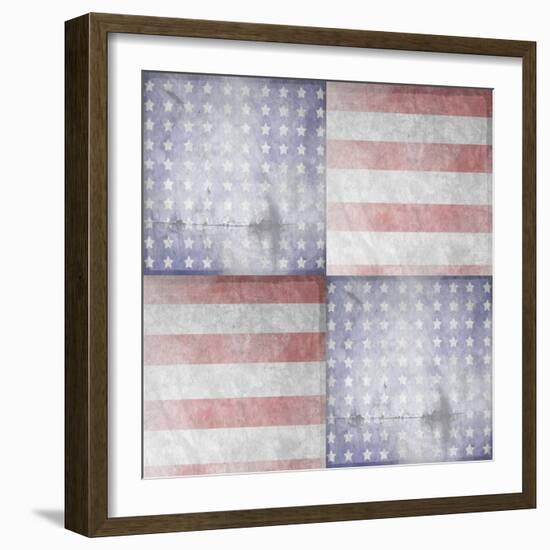 American Born Free Sign Collection V12-LightBoxJournal-Framed Giclee Print