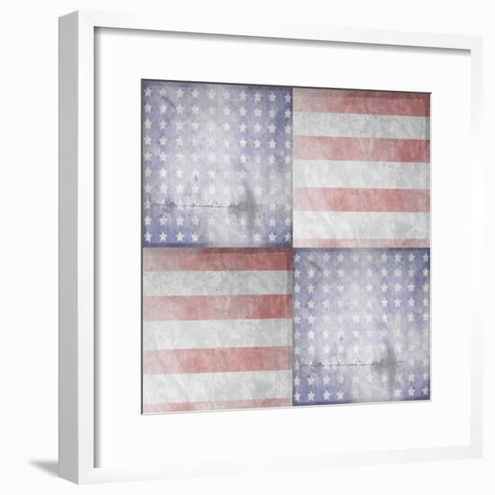 American Born Free Sign Collection V12-LightBoxJournal-Framed Giclee Print