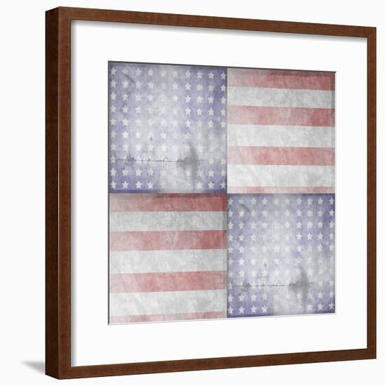 American Born Free Sign Collection V12-LightBoxJournal-Framed Giclee Print