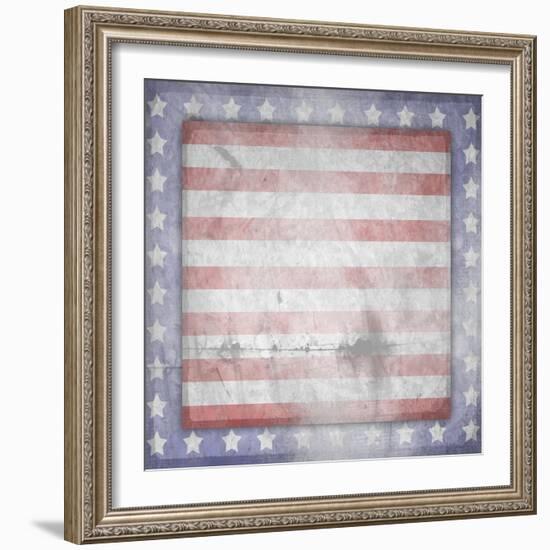 American Born Free Sign Collection V13-LightBoxJournal-Framed Giclee Print
