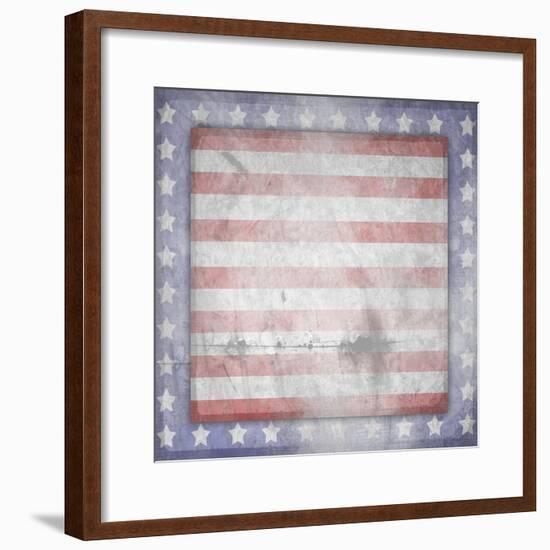 American Born Free Sign Collection V13-LightBoxJournal-Framed Giclee Print