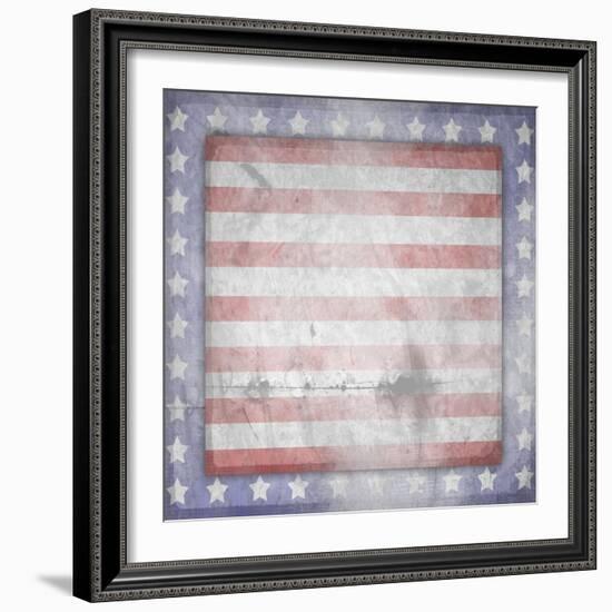 American Born Free Sign Collection V13-LightBoxJournal-Framed Giclee Print