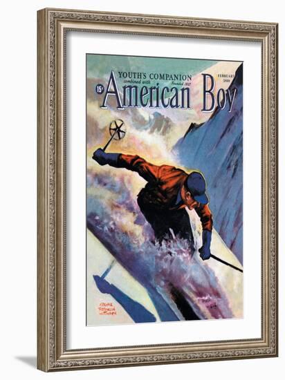 American Boy, February 1939-Edgar Franklin Wittmack-Framed Art Print