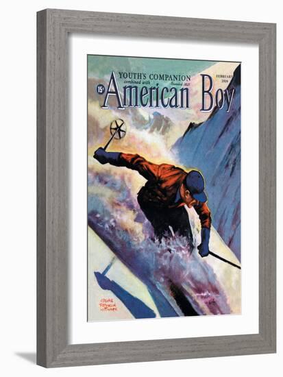 American Boy, February 1939-Edgar Franklin Wittmack-Framed Art Print