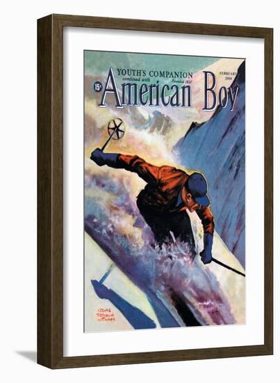 American Boy, February 1939-Edgar Franklin Wittmack-Framed Art Print