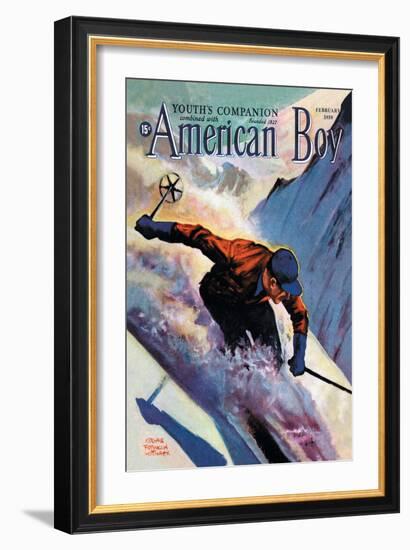 American Boy, February 1939-Edgar Franklin Wittmack-Framed Art Print