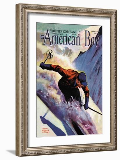 American Boy, February 1939-Edgar Franklin Wittmack-Framed Art Print