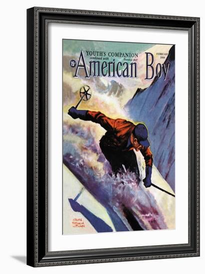 American Boy, February 1939-Edgar Franklin Wittmack-Framed Art Print