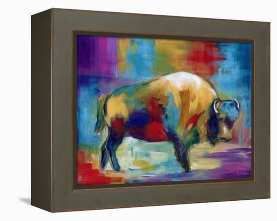 American Buffalo-Marilyn Dunlap-Framed Stretched Canvas