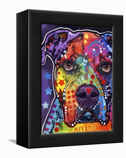 American Bulldog-Dean Russo-Framed Premier Image Canvas