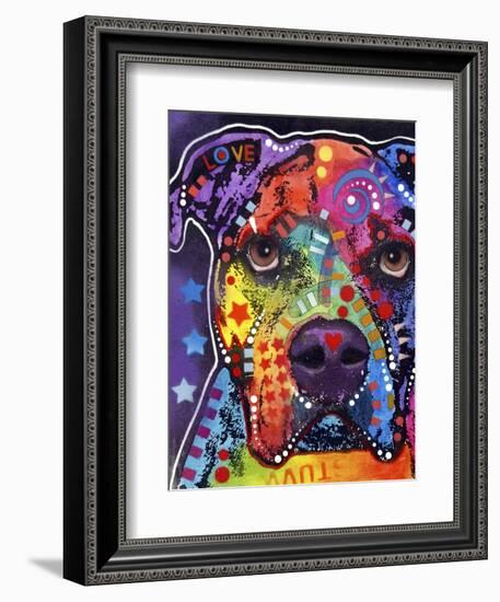 American Bulldog-Dean Russo-Framed Giclee Print