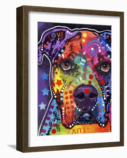 American Bulldog-Dean Russo-Framed Giclee Print