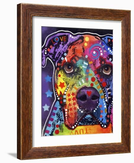 American Bulldog-Dean Russo-Framed Giclee Print