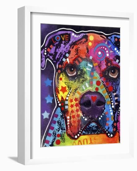 American Bulldog-Dean Russo-Framed Giclee Print