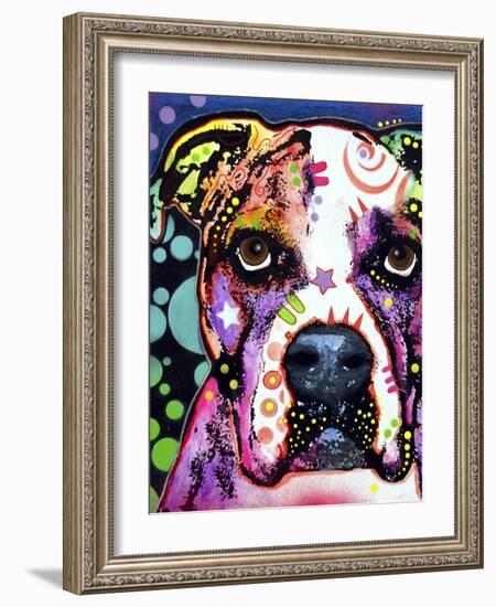 American Bulldog-Dean Russo-Framed Giclee Print